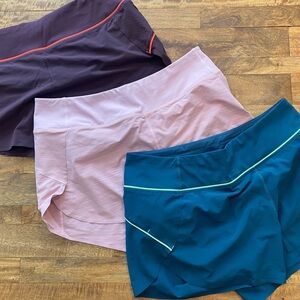 Athleta Run With it Shorts - 3 pairs